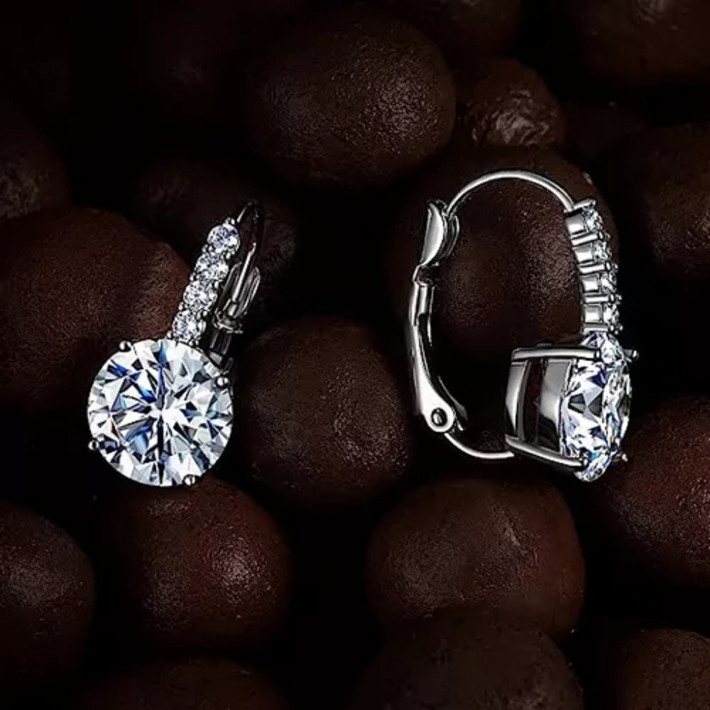 Rachel Glauber Elegant Basket-Set Drop Earrings w Colored Cubic Zirconia✨️ NWT